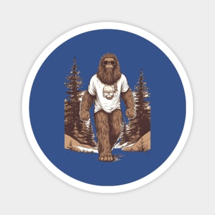 Dope Sasquatch in Nature Magnet